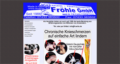 Desktop Screenshot of froehle.de